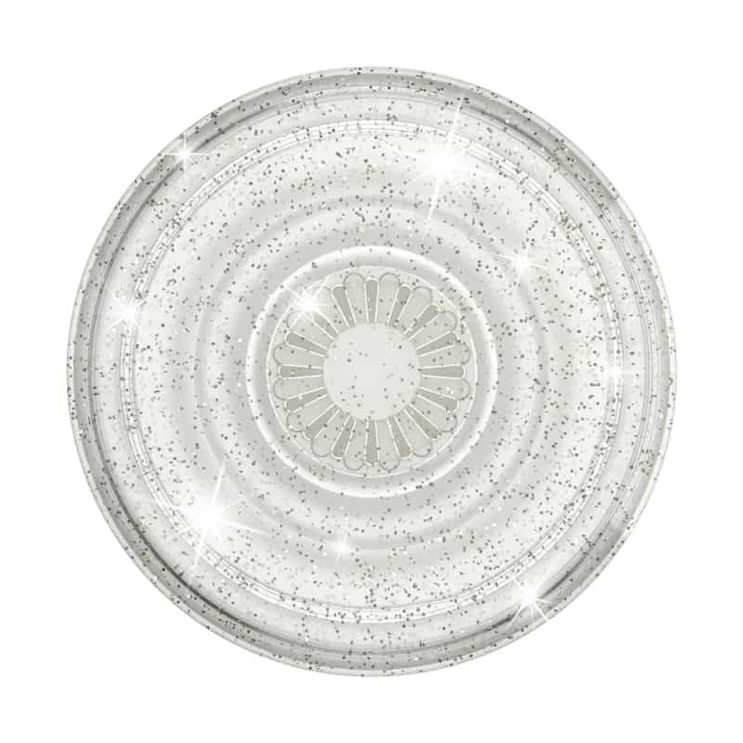 Accesoriu Popsockets pentru dispozitive mobile - PopGrip - Clear Glitter Silver fotografia produsului View 3 L