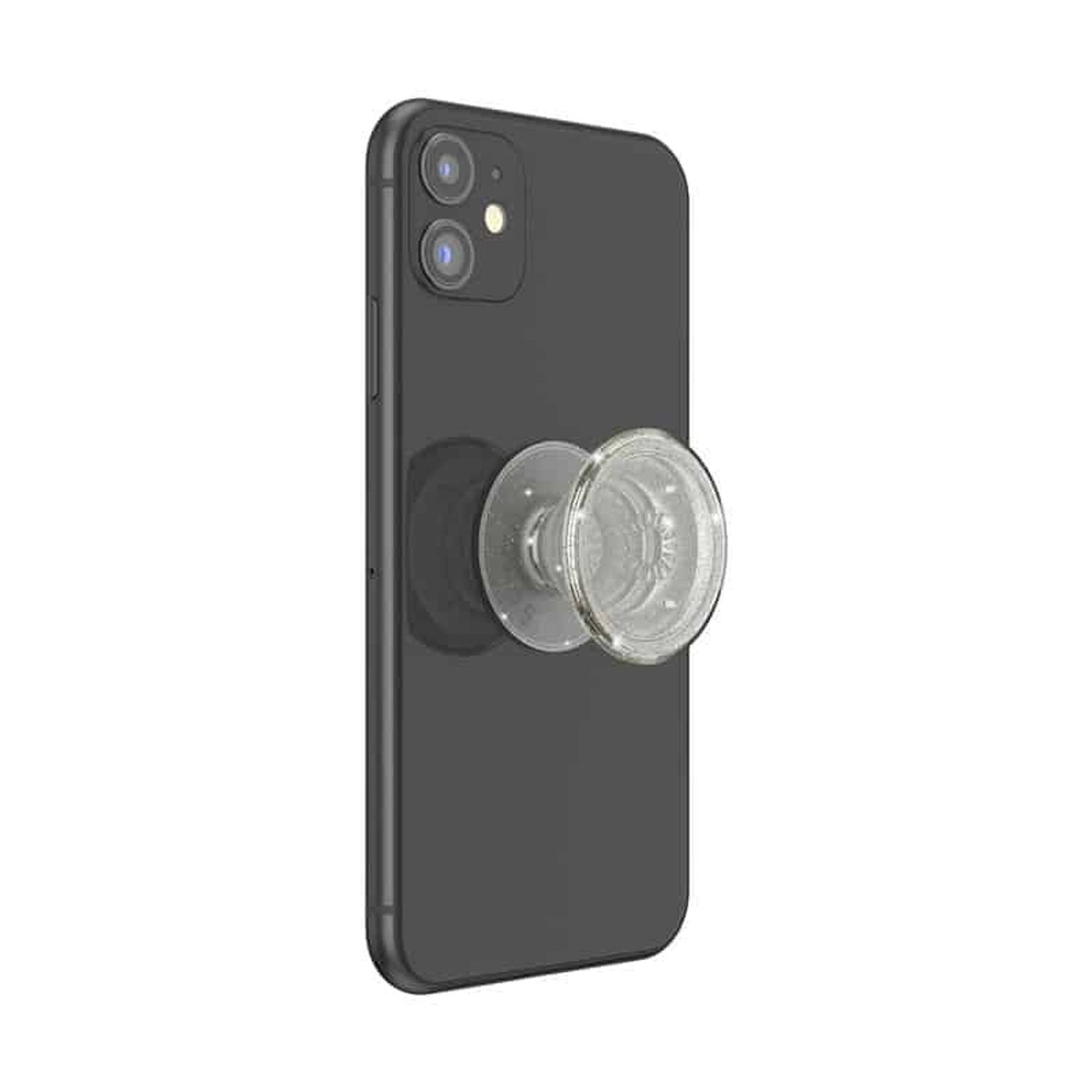 Accesoriu Popsockets pentru dispozitive mobile - PopGrip - Clear Glitter Silver fotografia produsului View 2 L