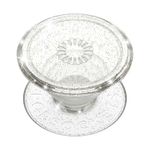 Accesoriu Popsockets pentru dispozitive mobile - PopGrip - Clear Glitter Silver fotografia produsului