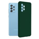 Husa premium Techsuit - Soft Edge Silicone - Samsung Galaxy A52 5G - Dark Green fotografia produsului