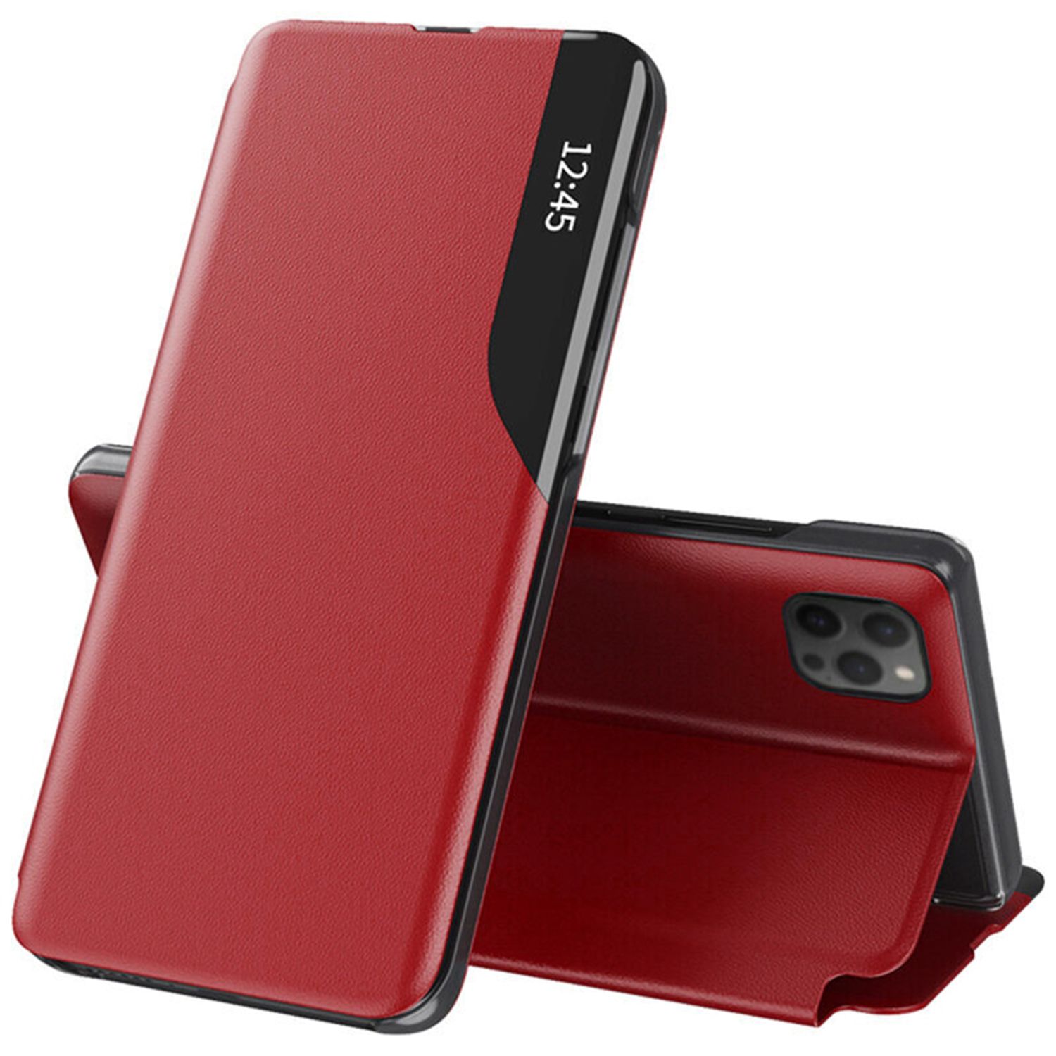 Husa tip carte Techsuit - eFold Series - iPhone 13 Mini - Red fotografia produsului