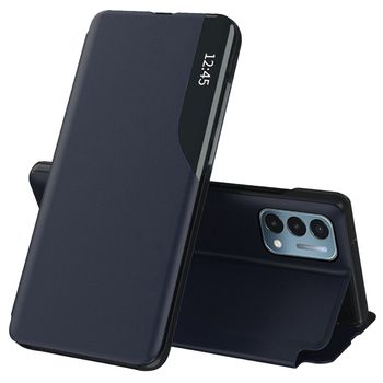 Husa tip carte techsuit - efold series - oneplus nord n200 5g - dark blue