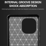 Husa Techsuit - Carbon Silicone - Xiaomi Mi 11 - Black fotografia produsului View 3 S
