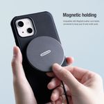 Husa Nillkin - Super Frosted Shield (husa magnetica) - iPhone 13 - Black fotografia produsului View 3 S