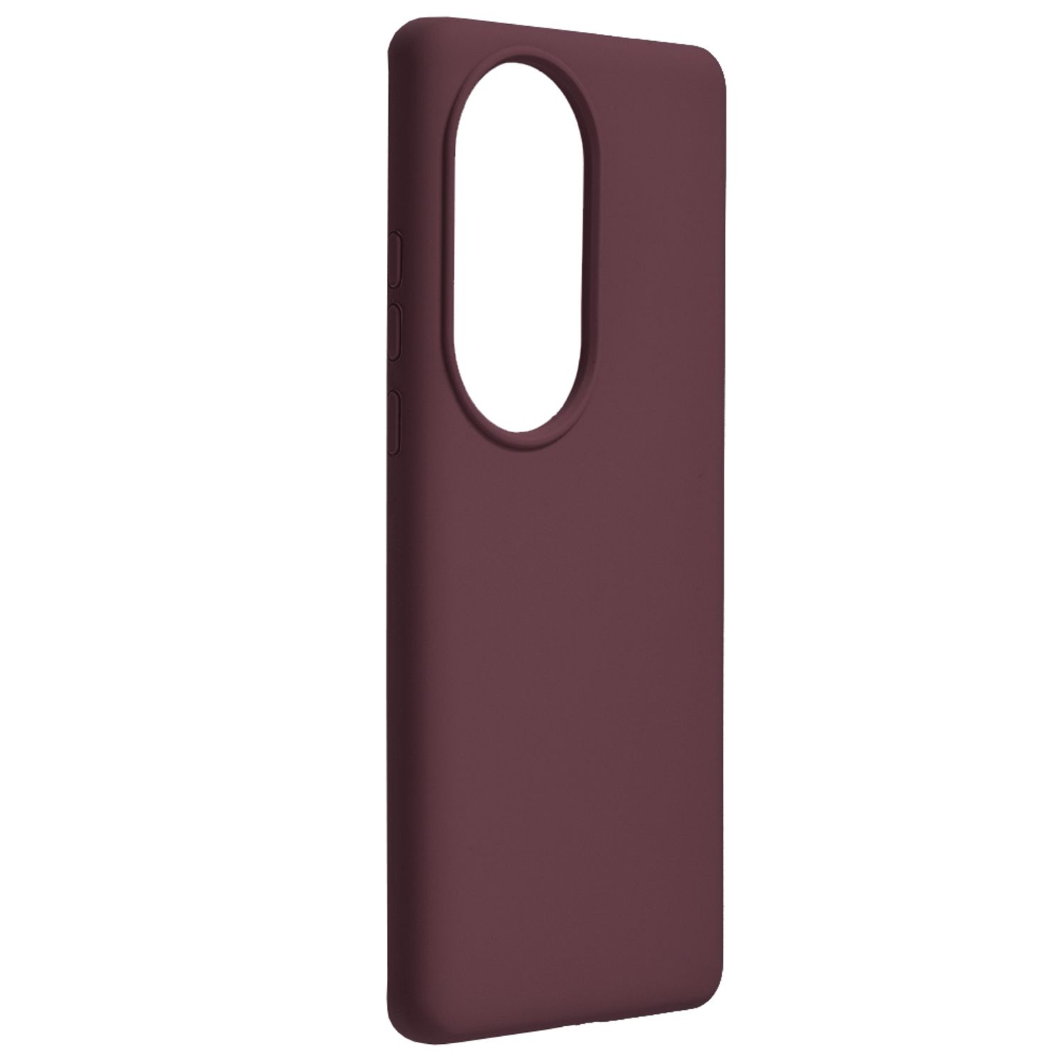 Husa premium Techsuit - Soft Edge Silicone - Huawei P50 Pro - Plum Violet fotografia produsului View 2 L
