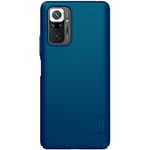 Husa Nillkin - Super Frosted Shield - Xiaomi Redmi Note 10 Pro / Note 10 Pro Max - Blue fotografia produsului View 2 S