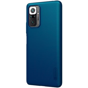 Husa Nillkin – Super Frosted Shield – Xiaomi Redmi Note 10 Pro / Note 10 Pro Max – Blue elefant.ro imagine noua 2022