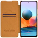 Husa Nillkin - Qin Leather Case - Xiaomi Redmi Note 10 Pro - Brown fotografia produsului View 2 S