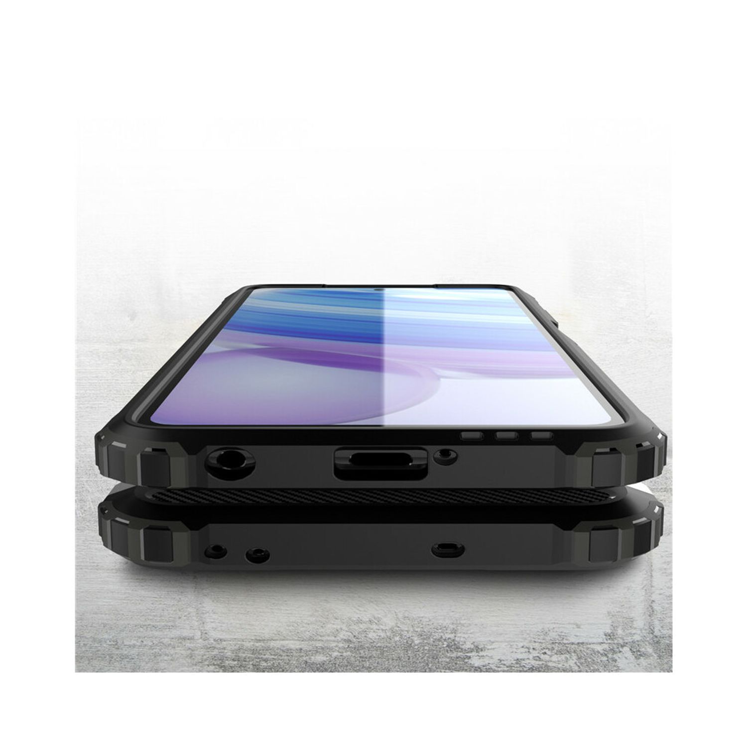 Husa Techsuit - Hybrid Armor - Xiaomi Poco X3 / X3 NFC / X3 Pro - Black fotografia produsului View 2 L