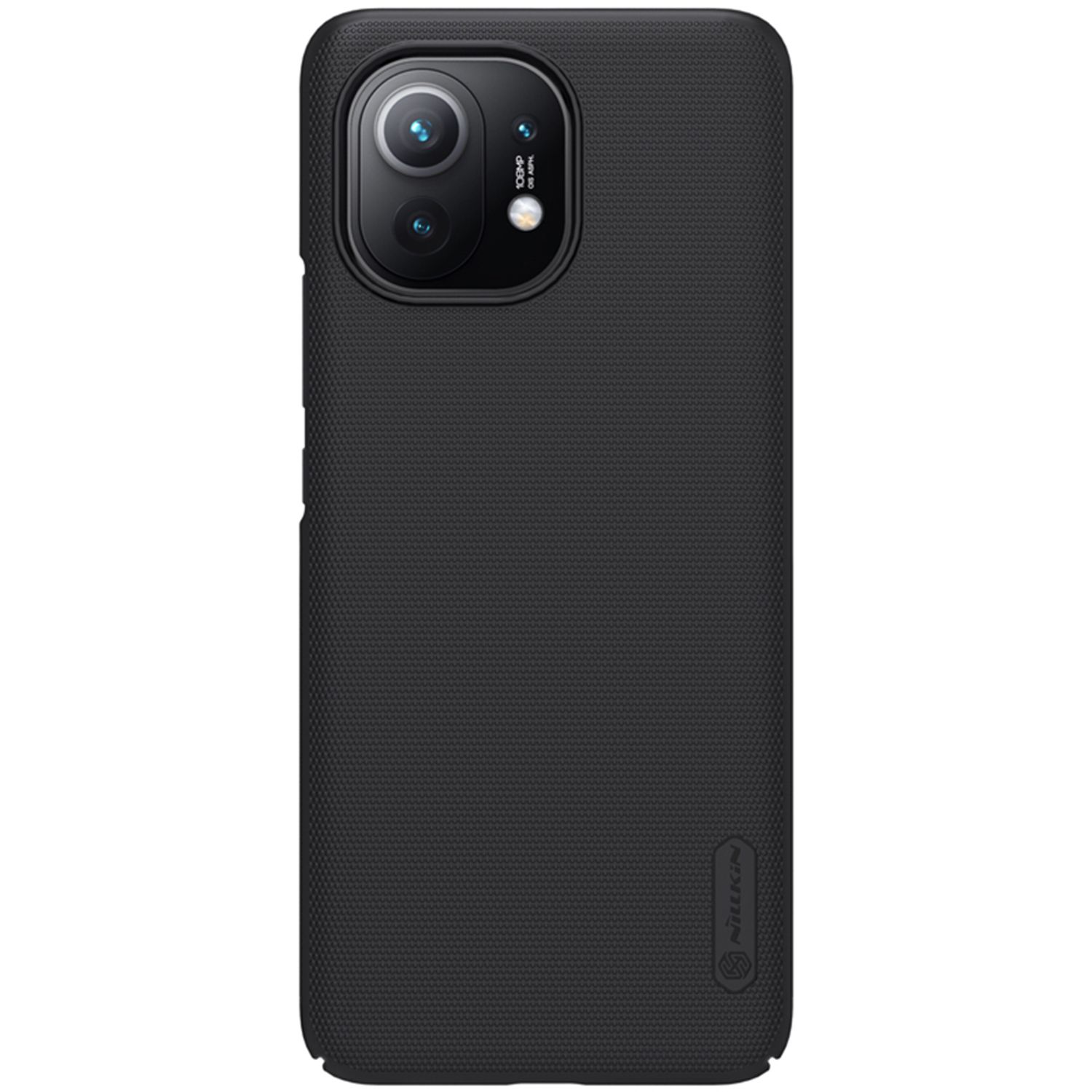 Husa Nillkin - Super Frosted Shield - Xiaomi Mi 11 Lite - Black fotografia produsului View 2 L
