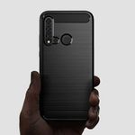 Husa Techsuit - Carbon Silicone - Huawei P20 Lite 2019 - Black fotografia produsului View 2 S