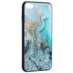 Husa cu spate din sticla Techsuit - Glaze Series - iPhone 7 Plus - Blue Ocean fotografia produsului View 2 S