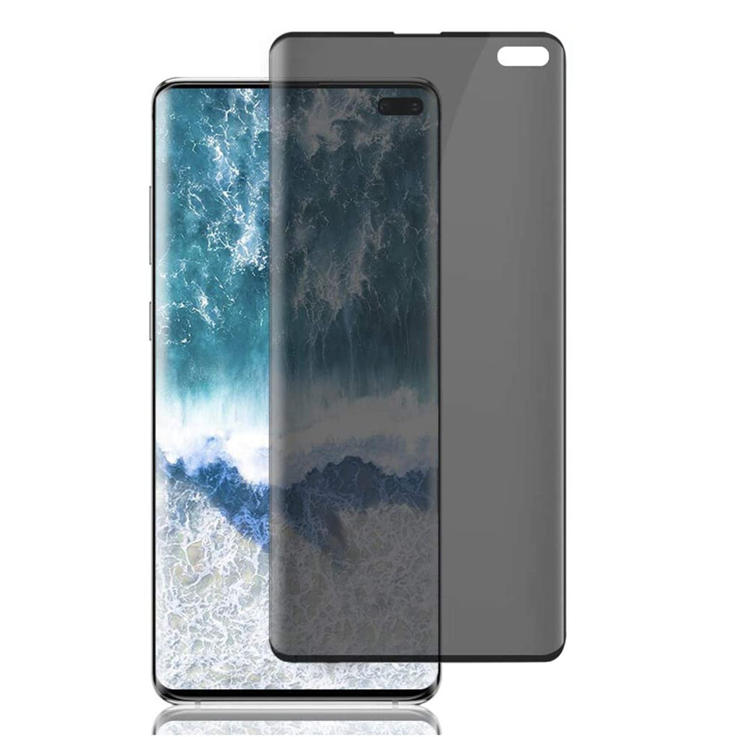 Folie protectie  - 3D UV Glass - Samsung Galaxy S10 Plus - PRIVACY fotografia produsului View 2 L