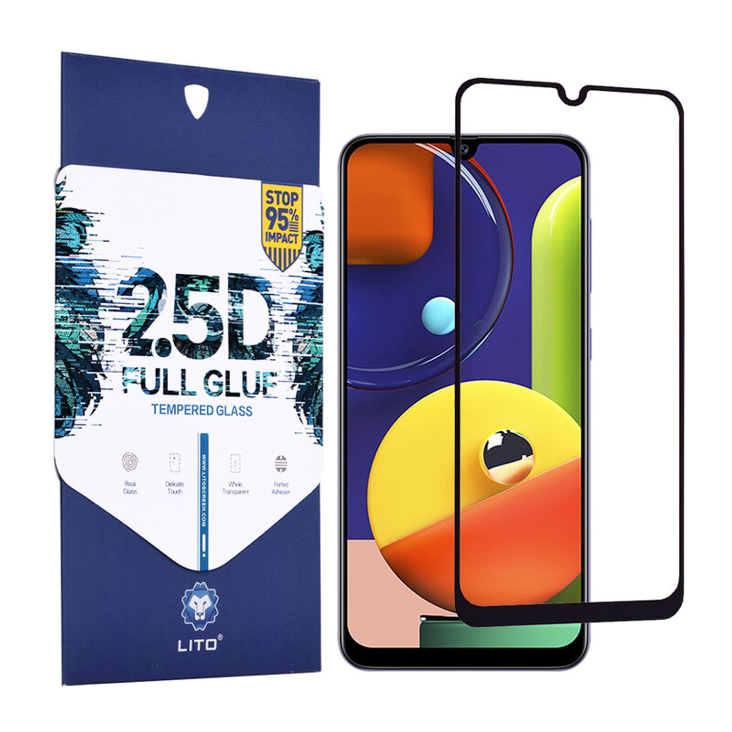 Folie protectie Samsung Galaxy A42 5G - Black fotografia produsului