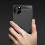 Husa Techsuit - Carbon Silicone - iPhone 11 Pro - Black fotografia produsului View 3 S