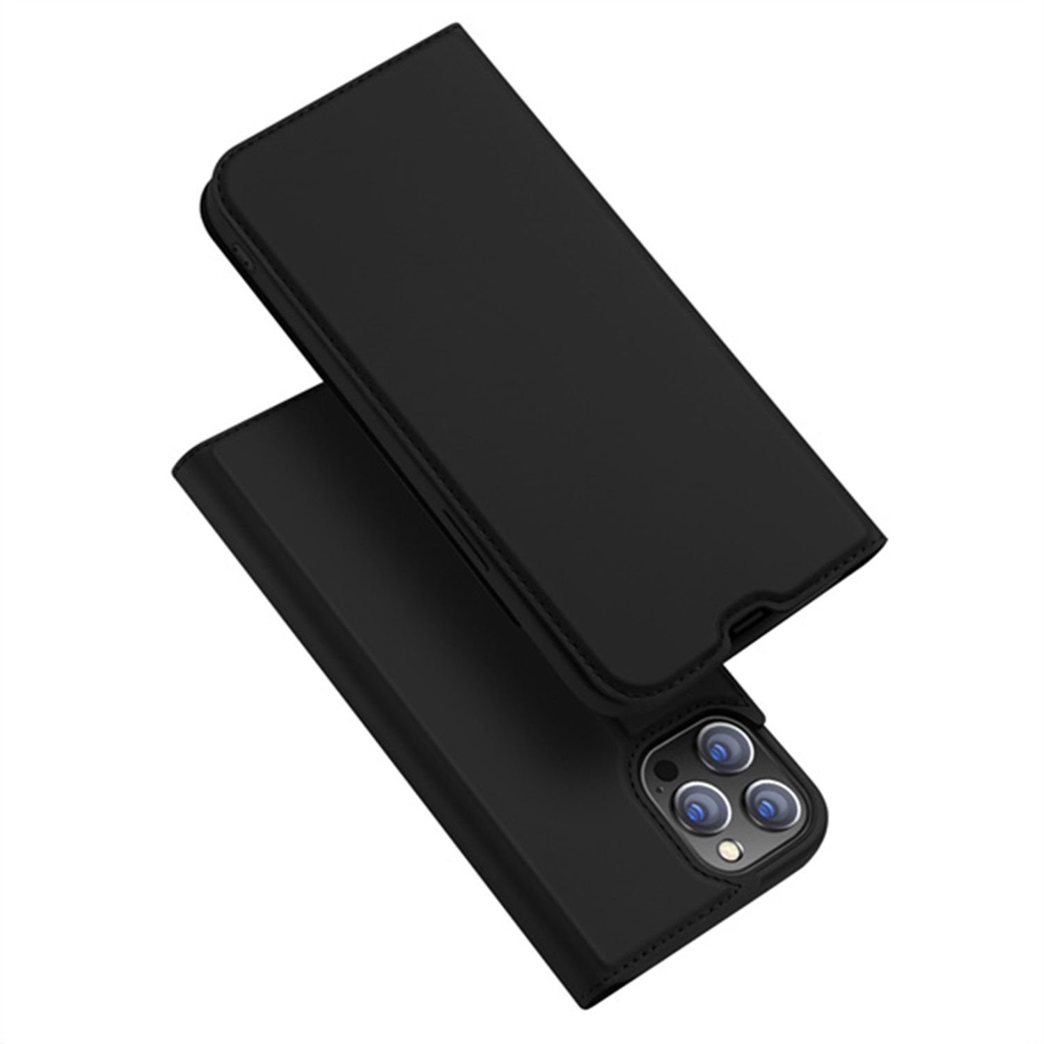 Husa tip carte Dux Ducis - Skin Pro - iPhone 13 Pro Max - Black fotografia produsului