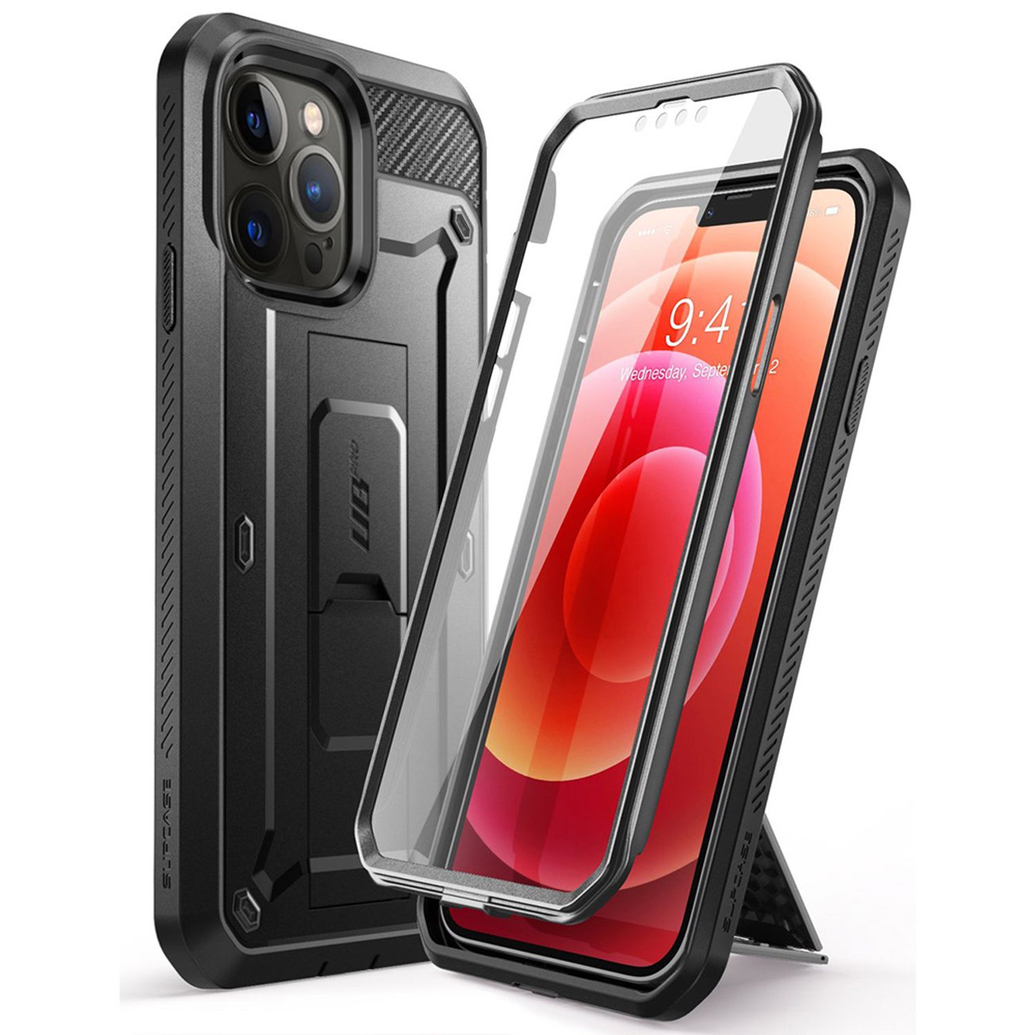 Husa premium Supcase - Unicorn Beetle Pro - iPhone 13 Pro Max - Black fotografia produsului