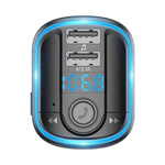 Modulator FM Bluetooth 2 x USB, MicroSD Yesido Y44, 3.1 A, negru fotografia produsului View 2 S