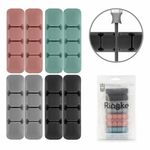 Organizator cabluri Ringke (8 bucati), multicolor fotografia produsului