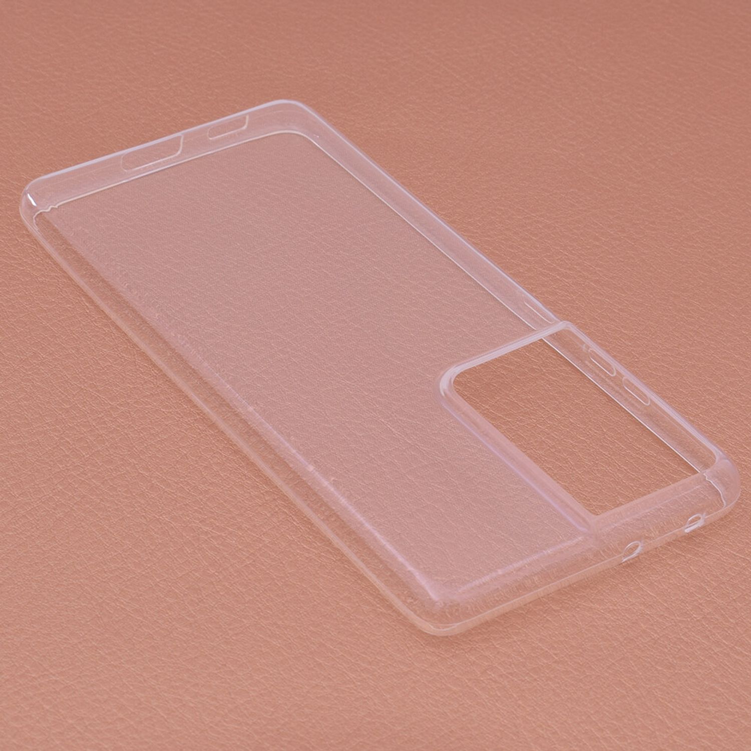 Husa transparenta din silicon Techsuit - Samsung Galaxy S21 ULTRA fotografia produsului View 3 L