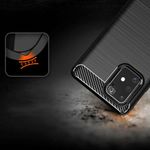 Husa Techsuit - Carbon Silicone - Samsung Galaxy S10 Lite - Black fotografia produsului View 3 S