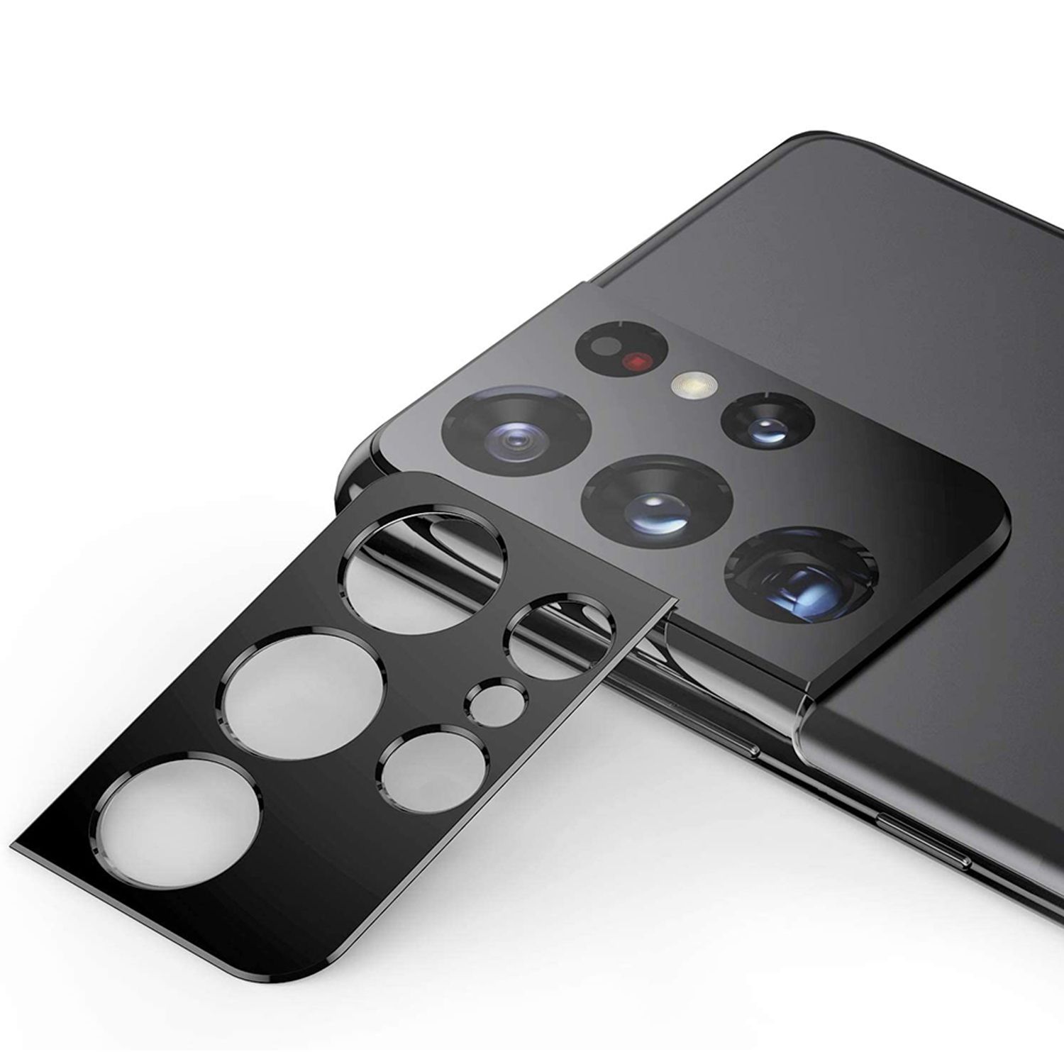 Folie camera Samsung Galaxy S21 Ultra, Negru fotografia produsului View 2 L