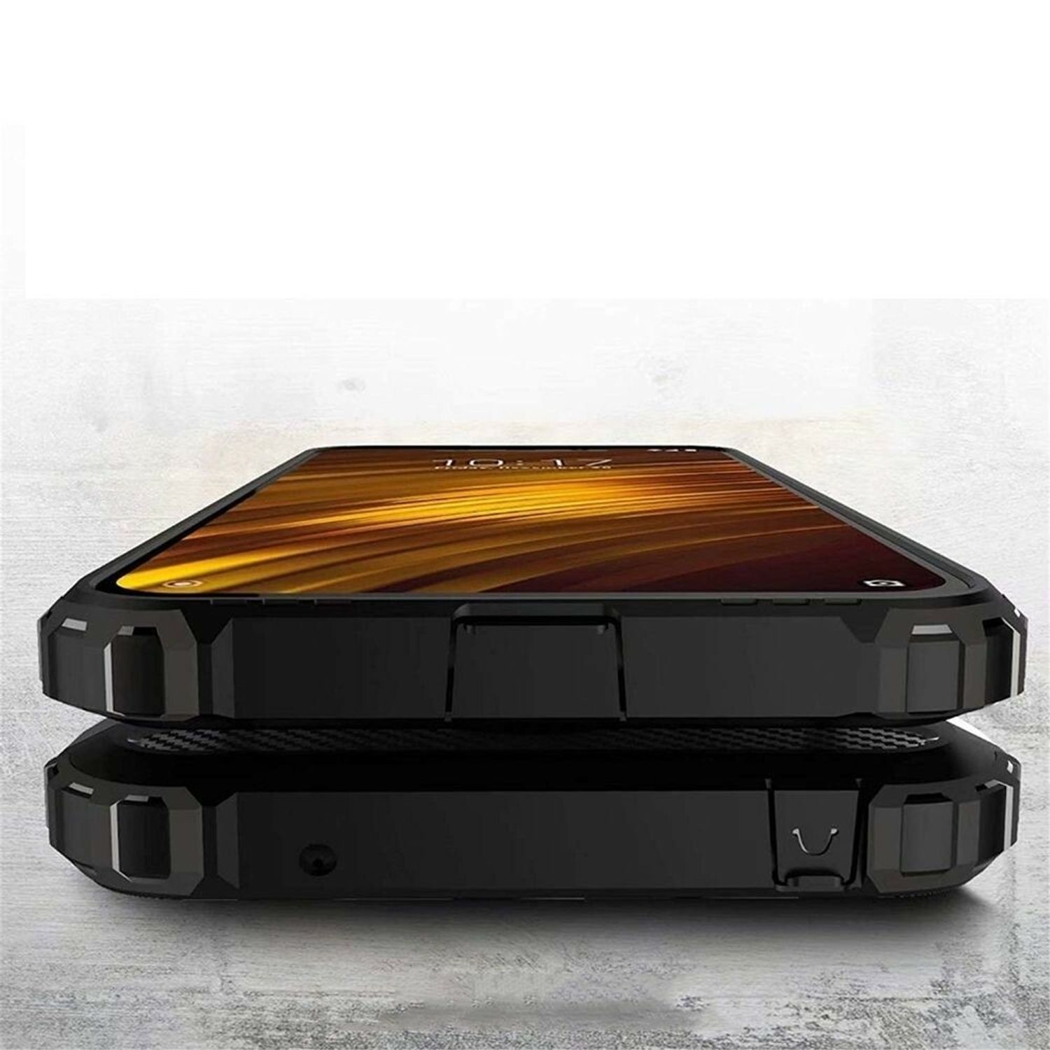 Husa Techsuit - Hybrid Armor - Huawei P40 Lite - Black fotografia produsului View 2 L