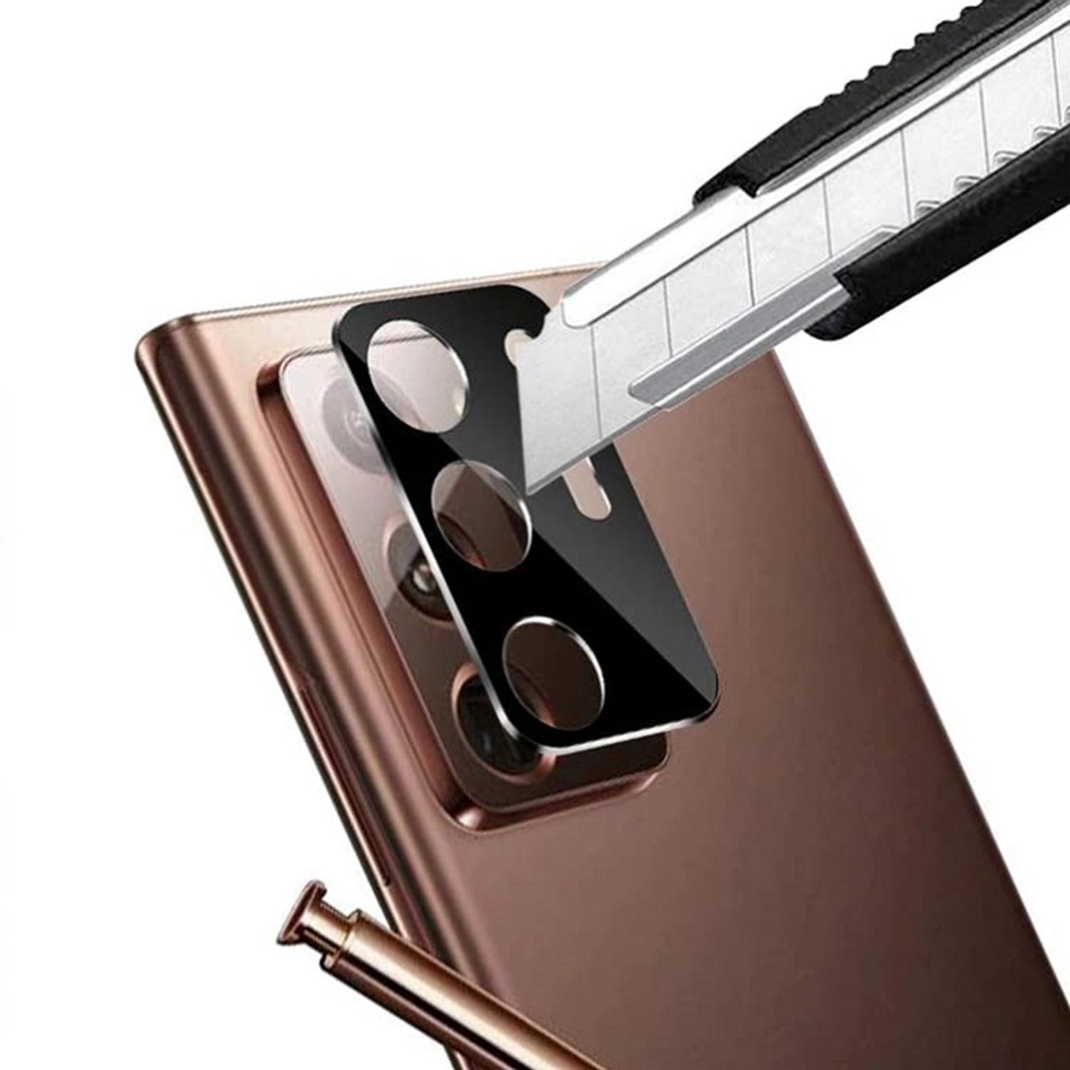 Folie camera Samsung Galaxy Note 20 Ultra, Negru fotografia produsului View 2 L