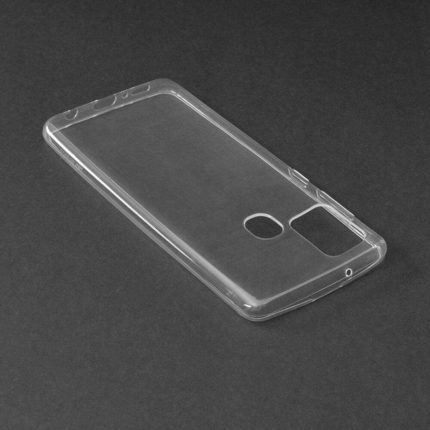 Husa transparenta din silicon Techsuit - Samsung Galaxy A21s fotografia produsului View 3 L