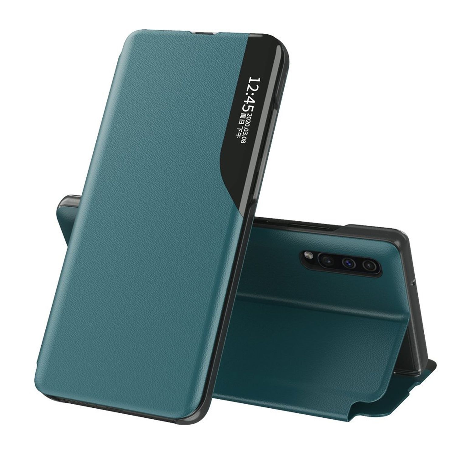 Husa tip carte Techsuit - eFold Series - Samsung Galaxy A50 - Dark Green fotografia produsului