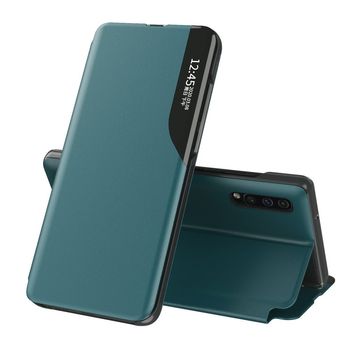 Husa tip carte techsuit - efold series - samsung galaxy a50 - dark green