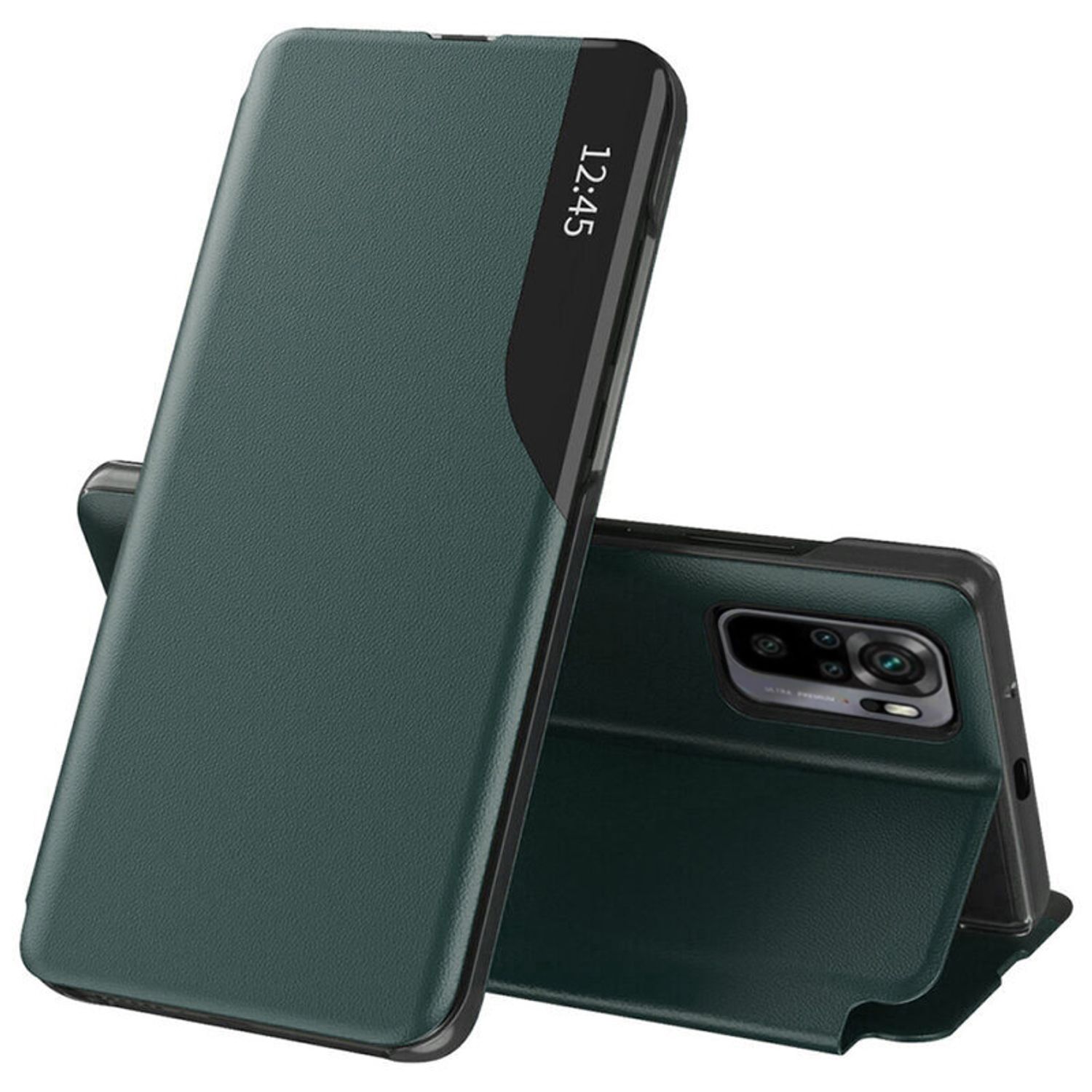 Husa tip carte Techsuit - eFold Series - Xiaomi Redmi Note 10 / 10S - Dark Green fotografia produsului