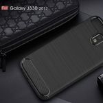 Husa Techsuit - Carbon Silicone - Samsung Galaxy J3 2017 - Black fotografia produsului View 2 S