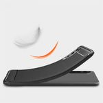 Husa Techsuit - Carbon Silicone - OnePlus Nord 5G - Black fotografia produsului View 3 S