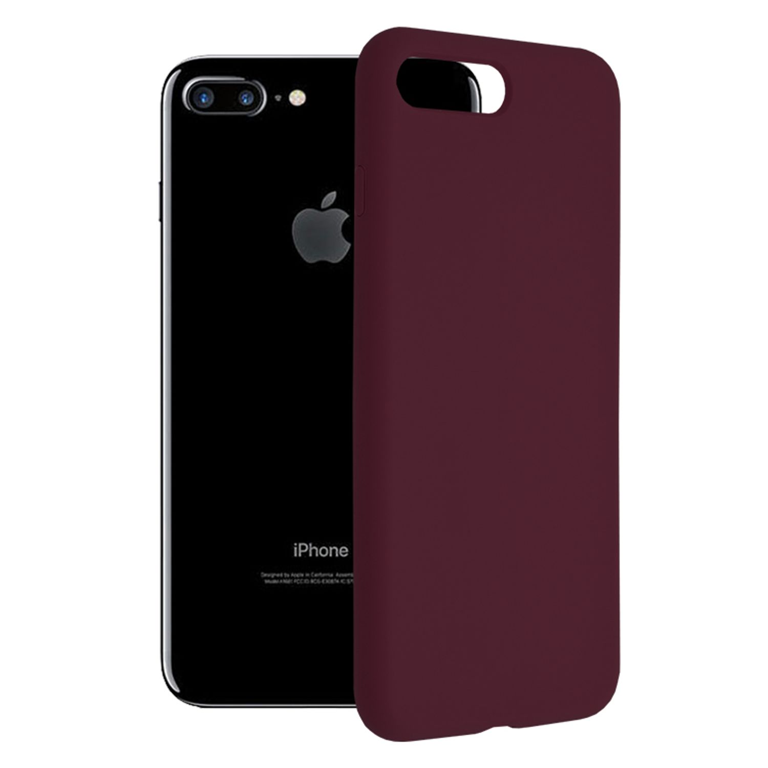 Husa premium Techsuit - Soft Edge Silicone - iPhone 7 Plus / 8 Plus - Plum Violet fotografia produsului