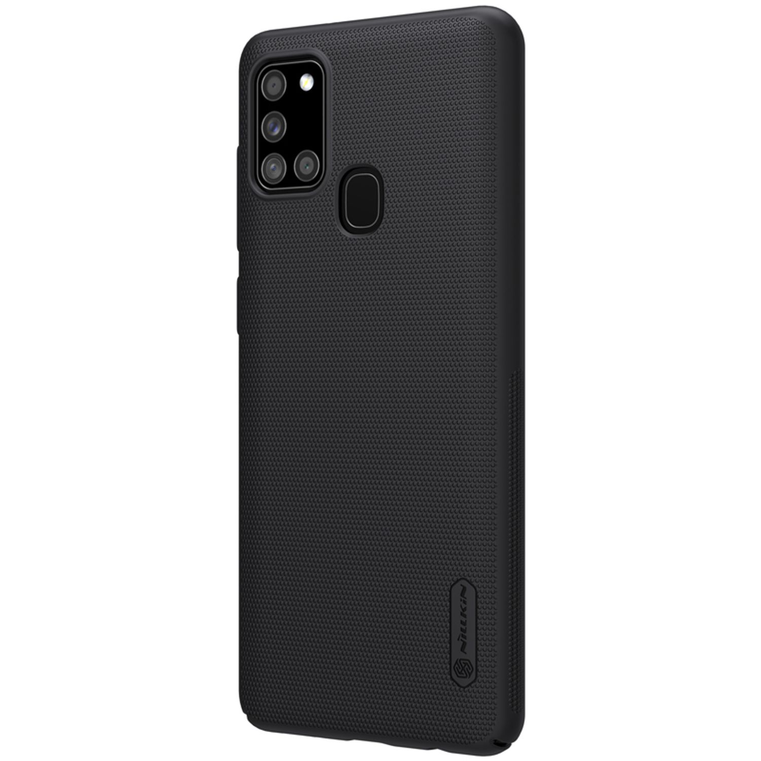 Husa Nillkin - Super Frosted Shield - Samsung Galaxy A21S - Black fotografia produsului View 3 L