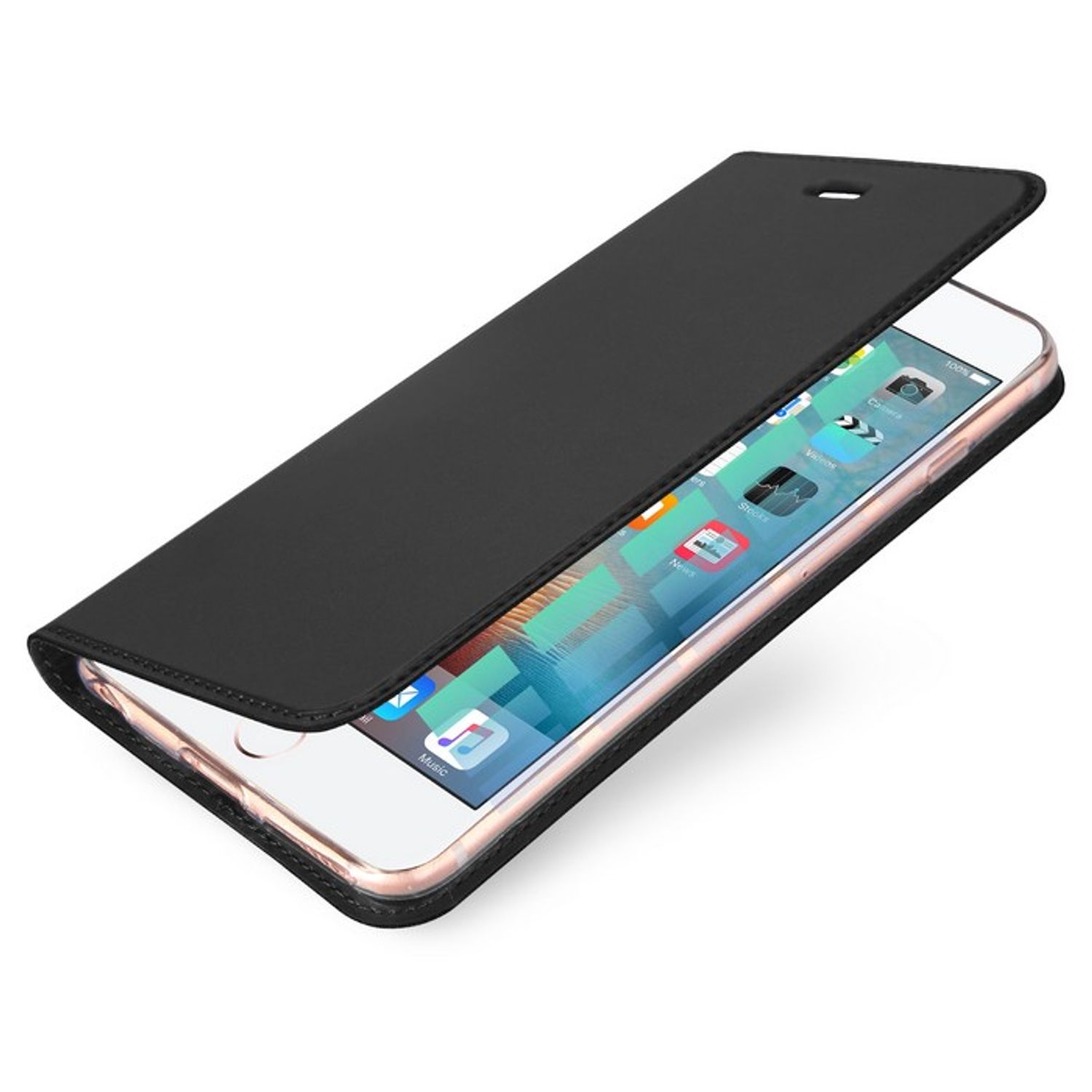 Husa tip carte Dux Ducis - Skin Pro - iPhone 6 Plus - Black fotografia produsului View 3 L