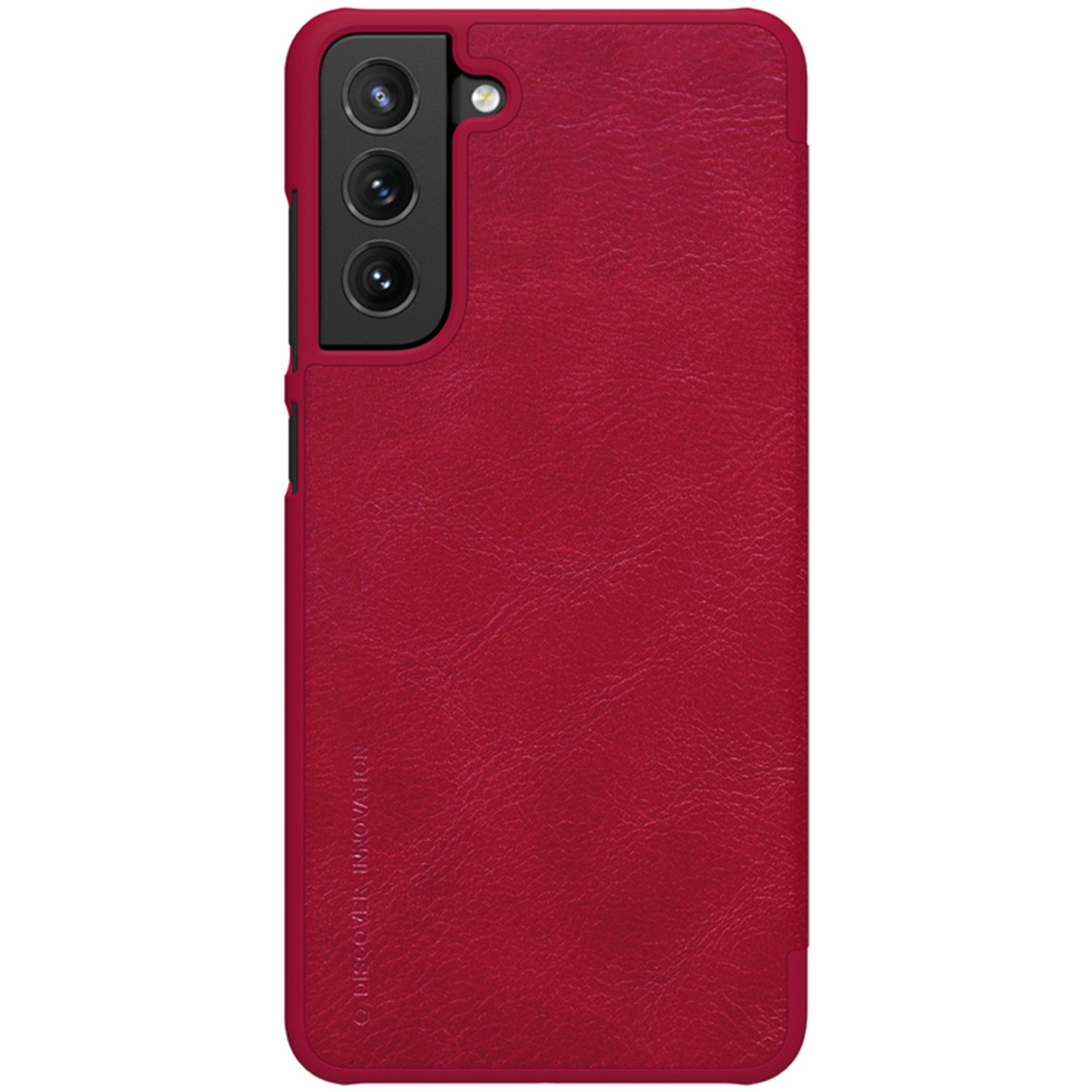 Husa Nillkin - Qin Leather Case - Samsung Galaxy S21 FE - Red fotografia produsului
