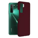 Husa premium Techsuit - Soft Edge Silicone - Huawei P40 Lite 5G - Plum Violet fotografia produsului