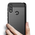 Husa Techsuit - Carbon Silicone - Motorola Moto E7 Power / E7i Power - Black fotografia produsului View 2 S