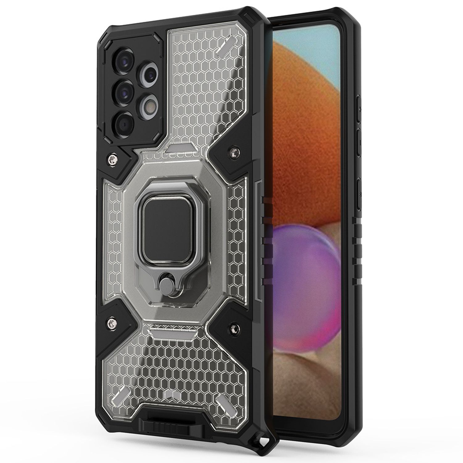 Husa Techsuit - Honeycomb Armor - Samsung Galaxy A32 4G - negru fotografia produsului