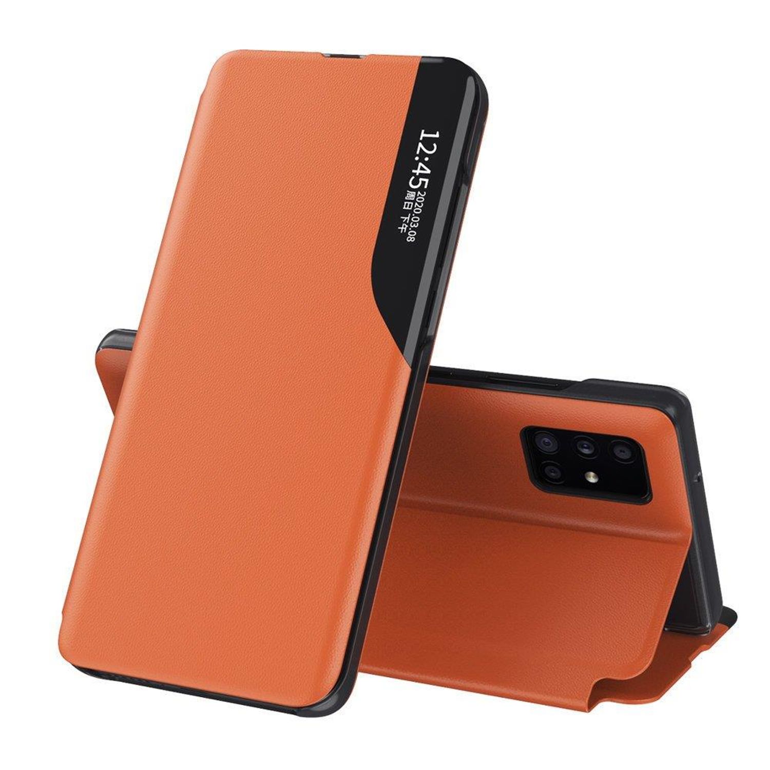 Husa tip carte Techsuit - eFold Series - iPhone 6 Plus / 7 Plus / 8 Plus - Orange fotografia produsului