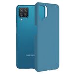 Husa premium Techsuit - Soft Edge Silicone - Samsung Galaxy A12 - Denim Blue fotografia produsului