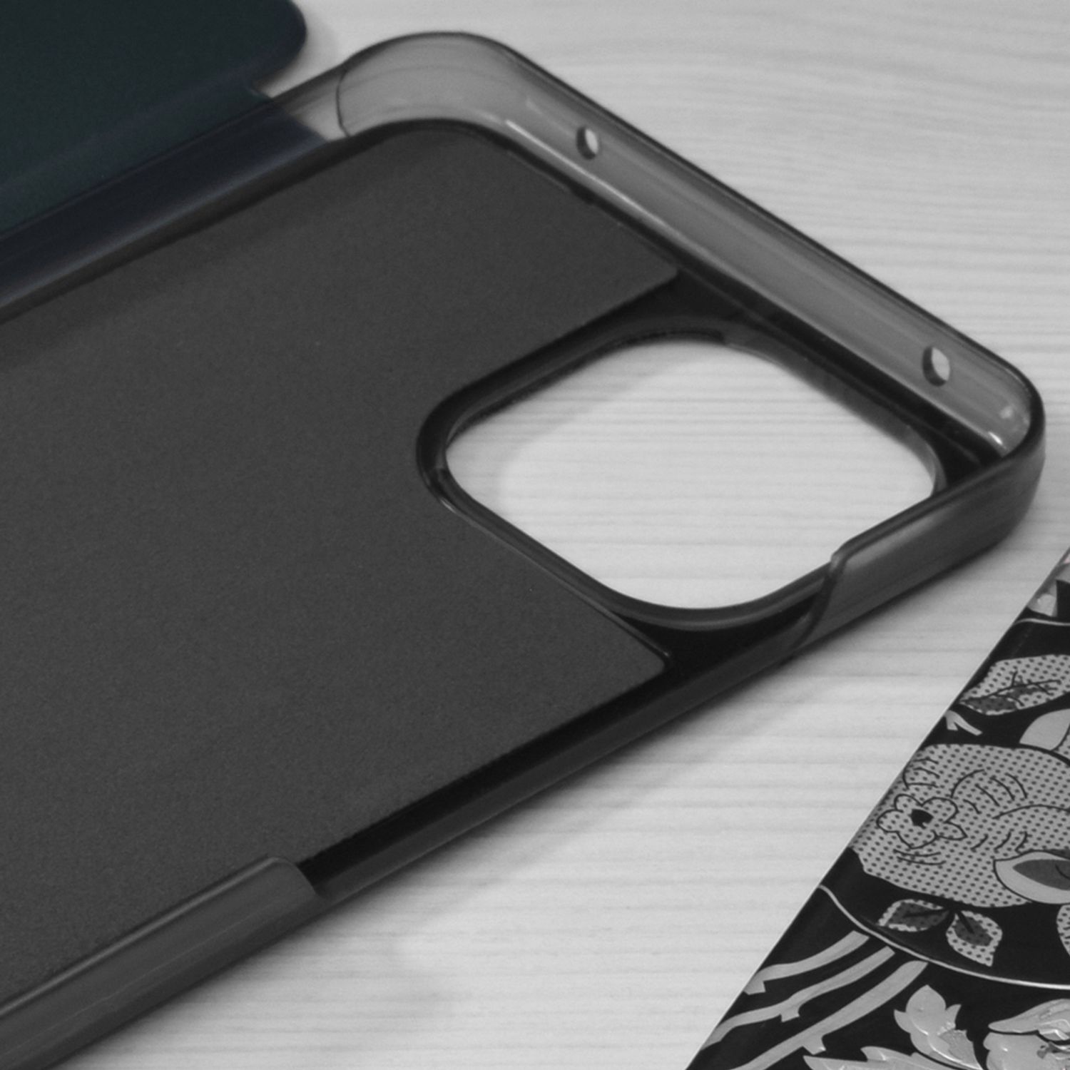 Husa tip carte Techsuit - eFold Series - Xiaomi Mi 11 Lite - Dark Green fotografia produsului View 3 L