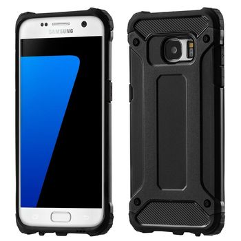 Husa techsuit - hybrid armor - samsung galaxy s7 - black