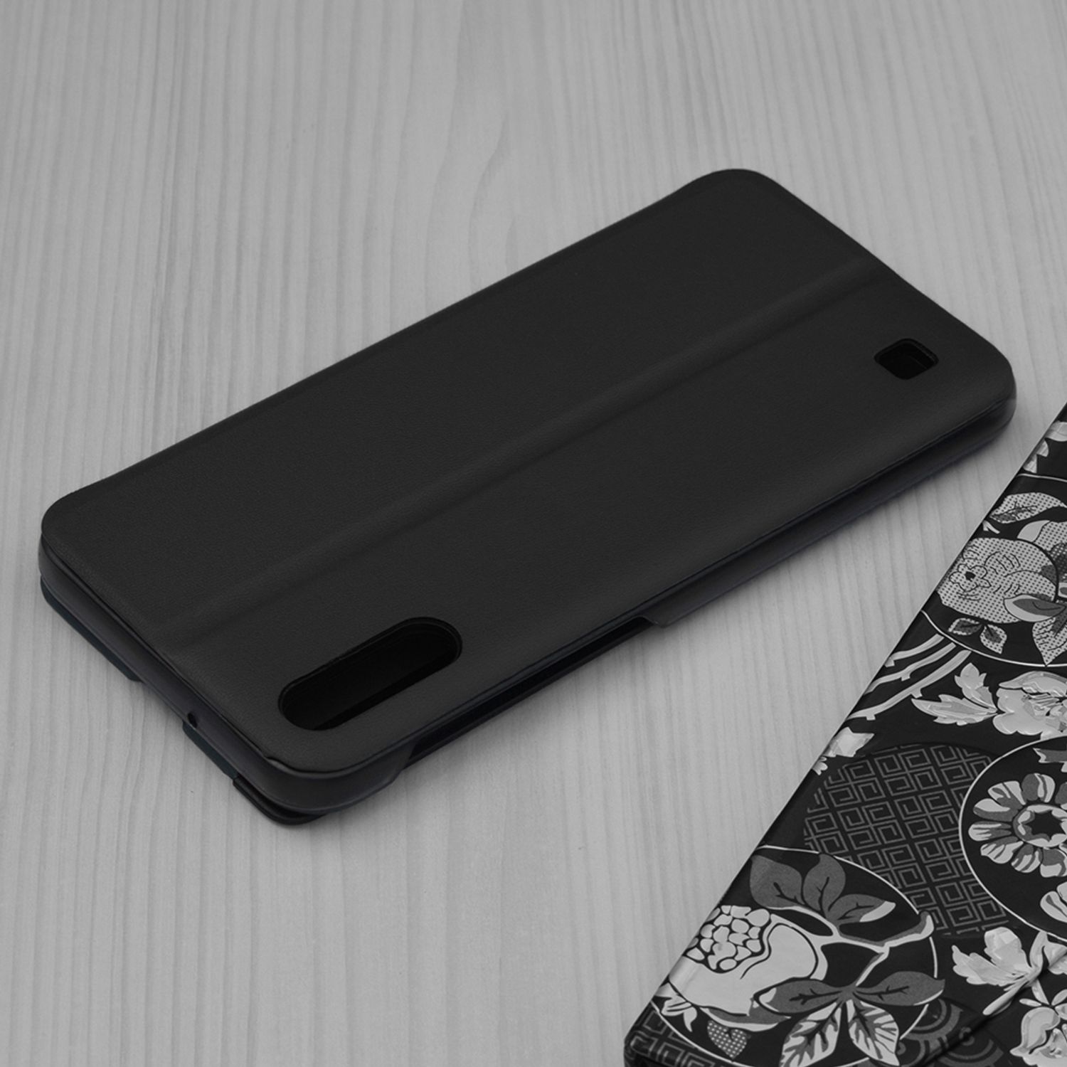Husa tip carte Techsuit - eFold Series - Samsung Galaxy A10 - Black fotografia produsului View 2 L