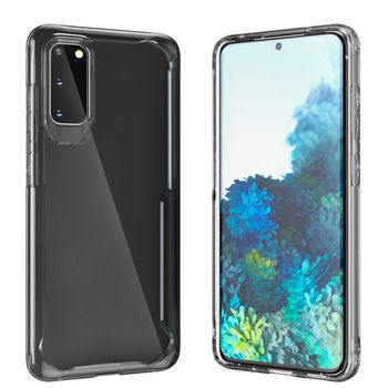 Husa premium techsuit - glaast series - samsung galaxy s20 - black