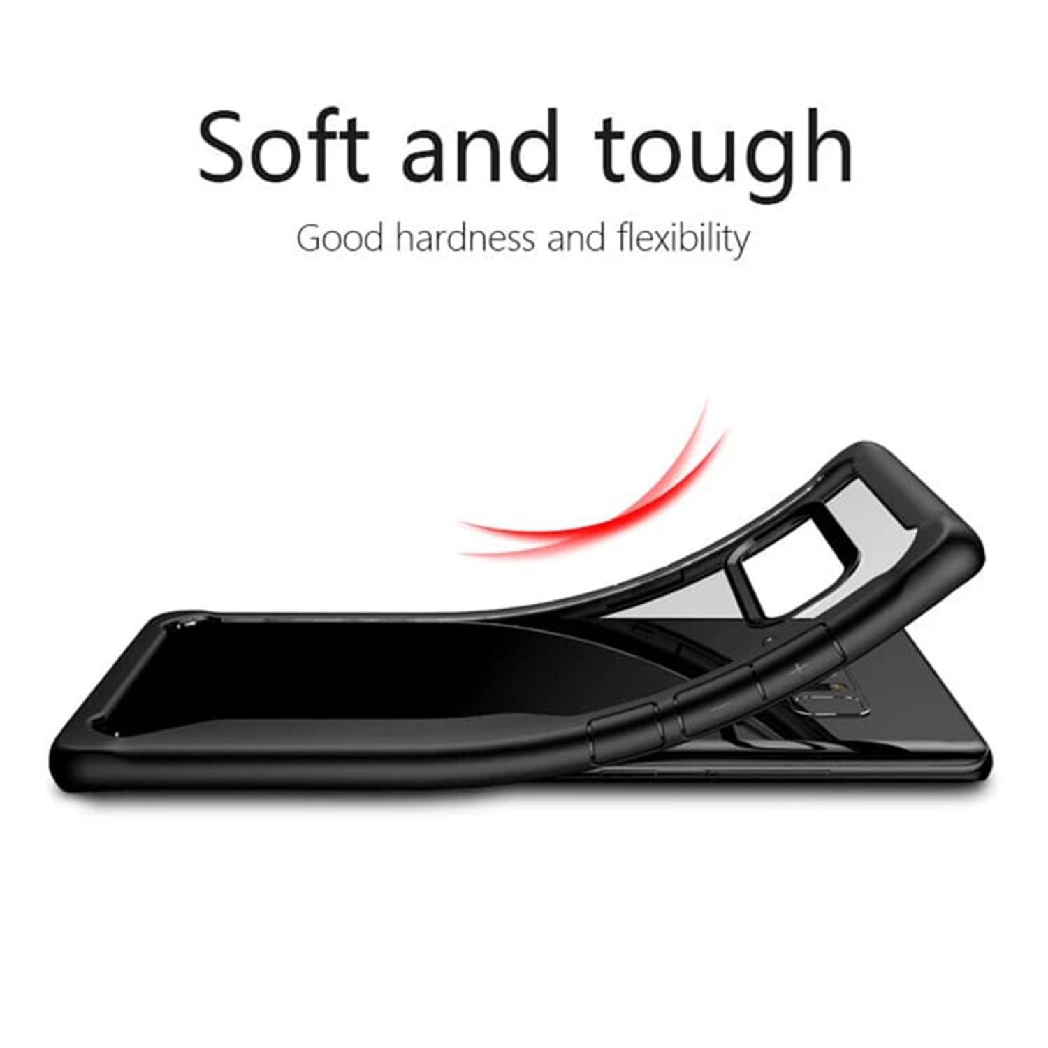 Husa premium Techsuit - Glaast Series - Samsung Galaxy A10s - Black fotografia produsului View 3 L