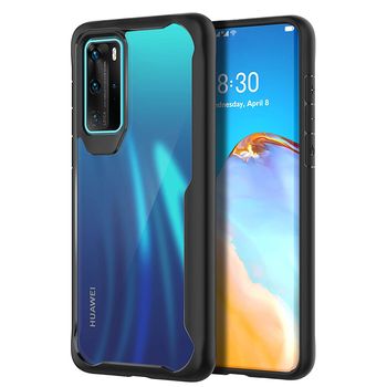 Husa premium techsuit - glaast series - huawei p40 pro - black