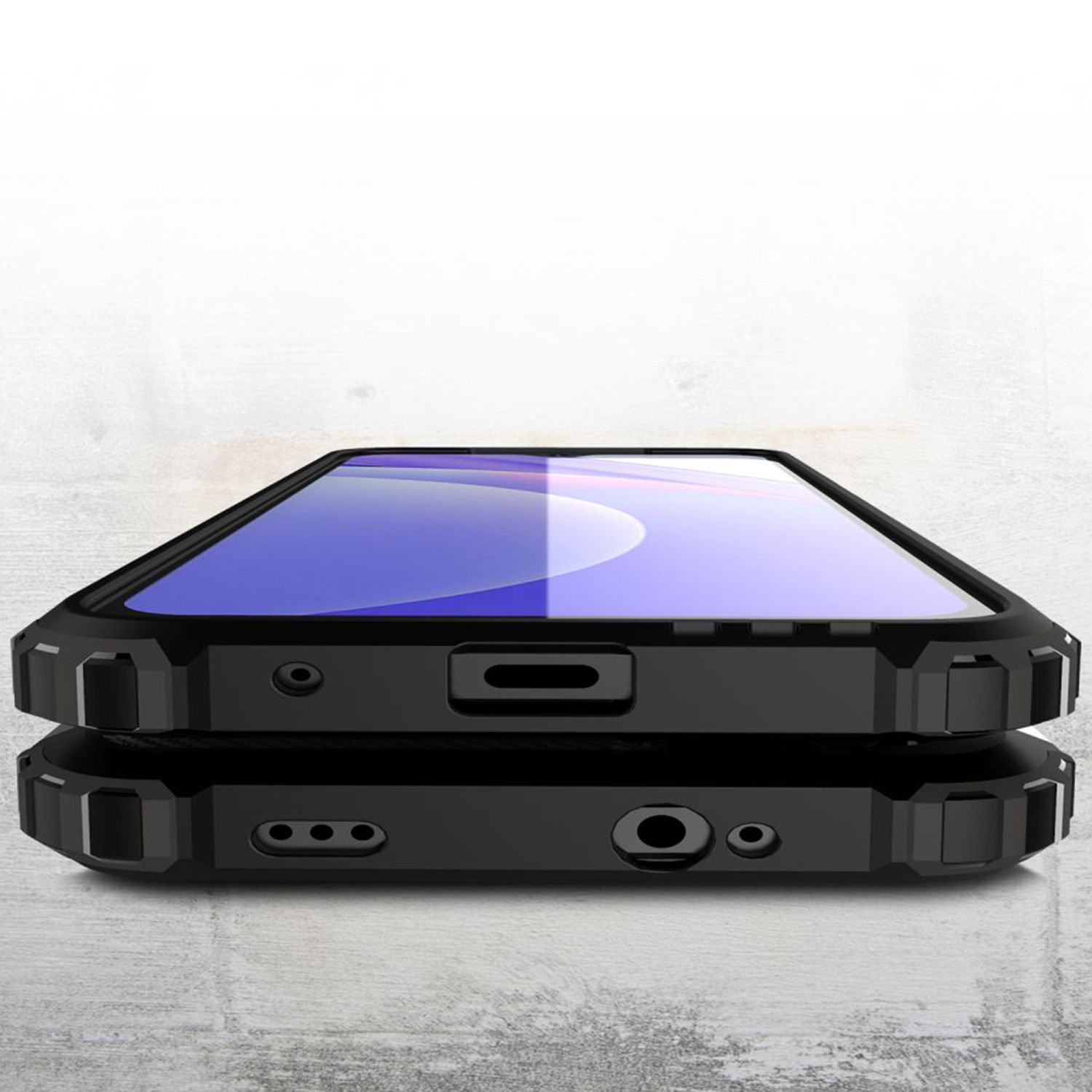 Husa Techsuit - Hybrid Armor - Xiaomi Redmi 10 - Black fotografia produsului View 2 L